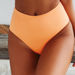 Neon Orange Triangle Bikini Top thumbnail