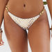 White & Gold Leopard Bikini On a Chain Bottom thumbnail