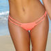 Salmon Double Strap Triangle Bikini Top thumbnail