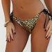 Black & Gold Leopard Full Coverage Scrunch Bottom thumbnail