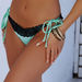 Lanai Mint & Black Edge Lace Triangle Top thumbnail