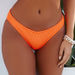 Neon Tangerine Crinkle Triangle Top thumbnail