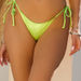 Neon Green Cosmic Shimmer Triangle Top thumbnail