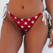 Red Spangled Star Triangle Top  thumbnail