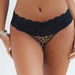 Maui Leopard & Black Edge Lace Triangle Top thumbnail