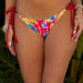 Rainbow Tie Dye Triangle Top thumbnail