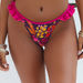 Waikiki Sunset Ruffle Shoulder Triangle Top thumbnail