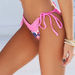 Lanai Lotus Blossom & Neon Pink Edge Lace Triangle Top thumbnail