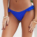 Royal Blue Ruffle Shoulder Triangle Top thumbnail