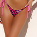 Wild Berry Leopard Triangle Top thumbnail