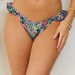 Monet Garden Ruffle Shoulder Triangle Top thumbnail
