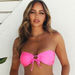 Neon Pink Bandeau String Loop Top thumbnail