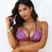 Pink Leopard Triangle Top thumbnail