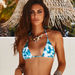 Teal Tie Dye Triangle Top thumbnail