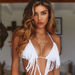 White Classic Scrunch Bikini Bottoms thumbnail