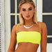 Neon Yellow Banded Classic Scrunch Bottom thumbnail