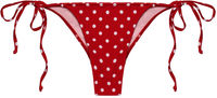 Red Polka Dot Micro Scrunch Bottom image