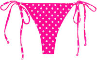 Pink Polka Dot Brazilian Thong Bottom image