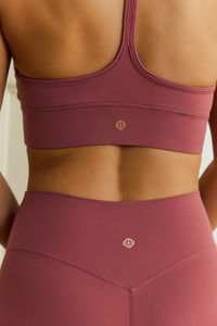 Dusty Mauve Soft Sculpt Y-Back Tank Bra image