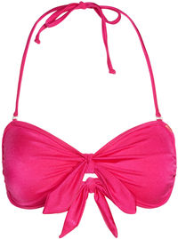 Fuchsia Bandeau Bikini Top image