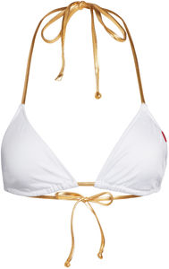 White & Gold Triangle Top image