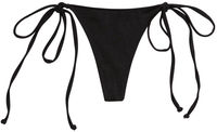 Sexy Black G-String Thong Bikini Bottoms image