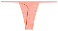 Solid Salmon Y-Back Thong Underwear image