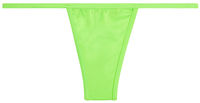 Solid Neon Green Y-Back Thong Underwear image