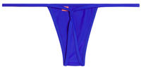 Solid Royal Blue Y-Back Thong Underwear image