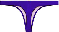 Royal Blue Banded Brazilian Thong Bottom image