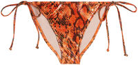 Orange Python Full Coverage Scrunch Bottom  image