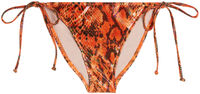 Orange Python Full Coverage Scrunch Bottom  image