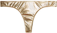 Gold Banded Brazilian Thong Bottom image