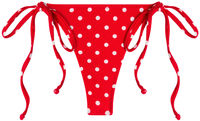 Red Polka Dot G-String Thong Bottom image