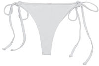 White Brazilian Thong Bottom image