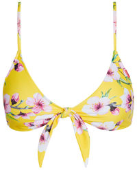 Yellow Cherry Blossom Bralette Top image