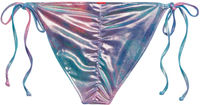 Blue Pink Tie Dye Shimmer Full Coverage Scrunch Bottom image
