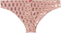 Blush & Gold Pineapple Banded Classic Scrunch Bottom image