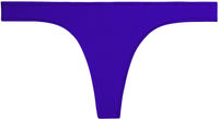 Royal Blue Banded Brazilian Thong Bottom image