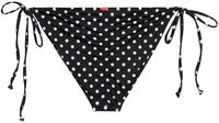 Black Polka Dot Full Coverage Scrunch Bottom  image