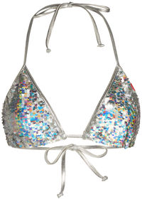 Disco Sequin Triangle Top image