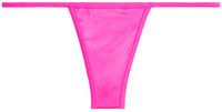 Solid Neon Pink Y-Back Thong image