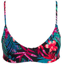 Black Tropical Underwire Bra Top image