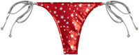 Red Firecracker Brazilian Thong Bottom image