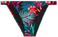 Black Tropical Full Coverage Mid-Rise Band Bottom image