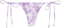 Purple Tie Dye Brazilian Thong Bottom image