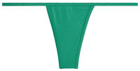 Solid Emerald Y-Back Thong Underwear image