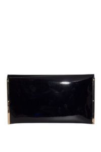 Black Patent Leather Essential Clutch image