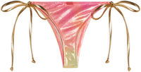 Sunset Tie Dye Shimmer Brazilian Thong Bottom image