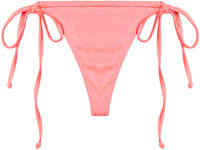 Neon Coral G-String Thong Ruched image